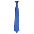 Royal - Front - Premier Colours Mens Satin Clip Tie