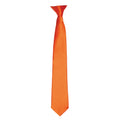 Terracotta - Front - Premier Colours Mens Satin Clip Tie