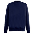 Deep Navy - Front - Fruit Of The Loom Mens Lightweight Set-In Sweatshirt