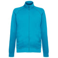 Azure Blue - Front - Fruit Of The Loom Mens Lightweight Full Zip Sweatshirt Jacket