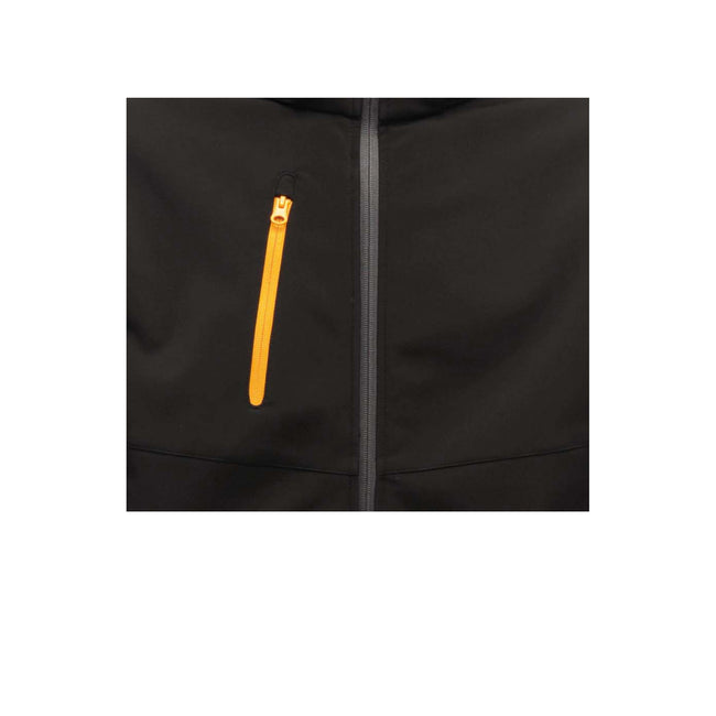 Black - Back - Regatta Mens Dropzone 3 Layer Softshell Jacket
