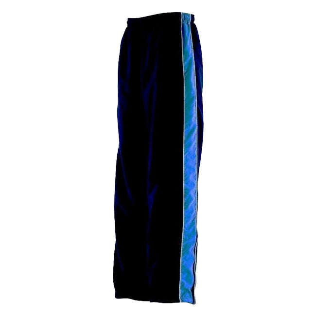 Navy-Royal-White - Back - Finden & Hales Kids Unisex Contrast Sports Track Pants - Tracksuit Bottoms