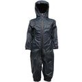 Navy - Front - Regatta Professional Junior Childrens-Kids Paddle Rainsuit