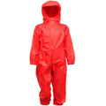 Classic Red - Front - Regatta Professional Junior Childrens-Kids Paddle Rainsuit
