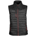 Black- True Red - Front - Stormtech Mens Gravity Thermal Vest-Gilet