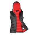 Black- True Red - Side - Stormtech Womens Gravity Thermal Vest-Gilet