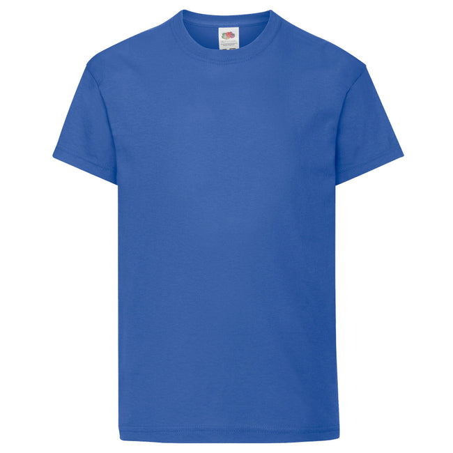 Royal Blue - Front - Fruit Of The Loom Childrens-Kids Original Short Sleeve T-Shirt