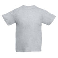 Heather Grey - Back - Fruit Of The Loom Childrens-Teens Original Short Sleeve T-Shirt