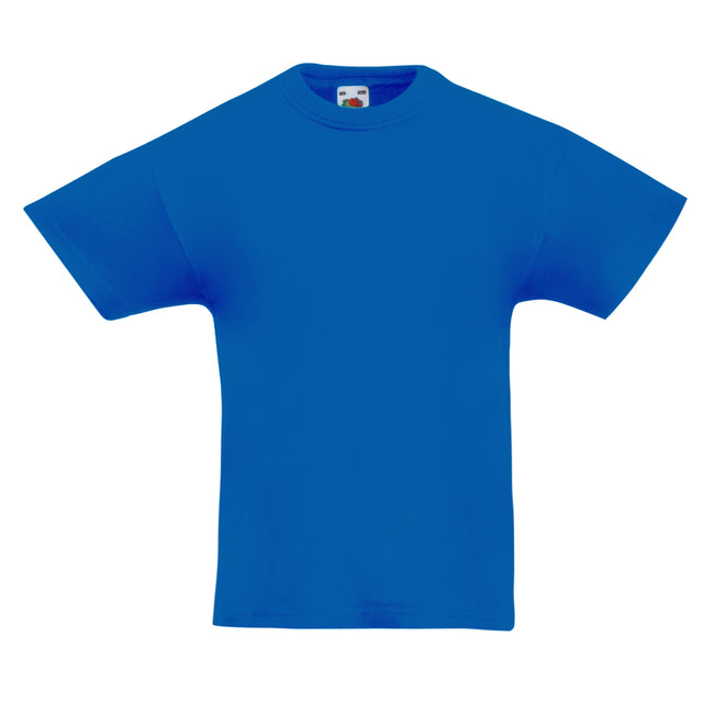 Royal Blue - Front - Fruit Of The Loom Childrens-Teens Original Short Sleeve T-Shirt