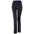 Black - Lavender - Back - Spiro Womens-Ladies Fitness Trousers-Bottoms