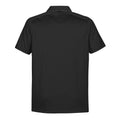 Black - Graphite - Back - Stormtech Mens H2X Inertia Performance Polo Shirt