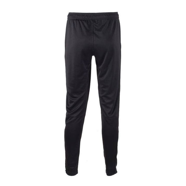 Black - Back - Tombo Teamsport Mens Slim Leg Training Pants-Trousers
