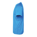 Sapphire - Side - Tri Dri Mens Panelled Short Sleeve T-Shirt