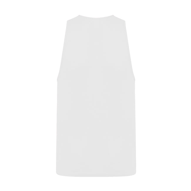 Arctic White - Side - AWDis Just Cool Childrens-Kids Plain Sleeveless Vest Top