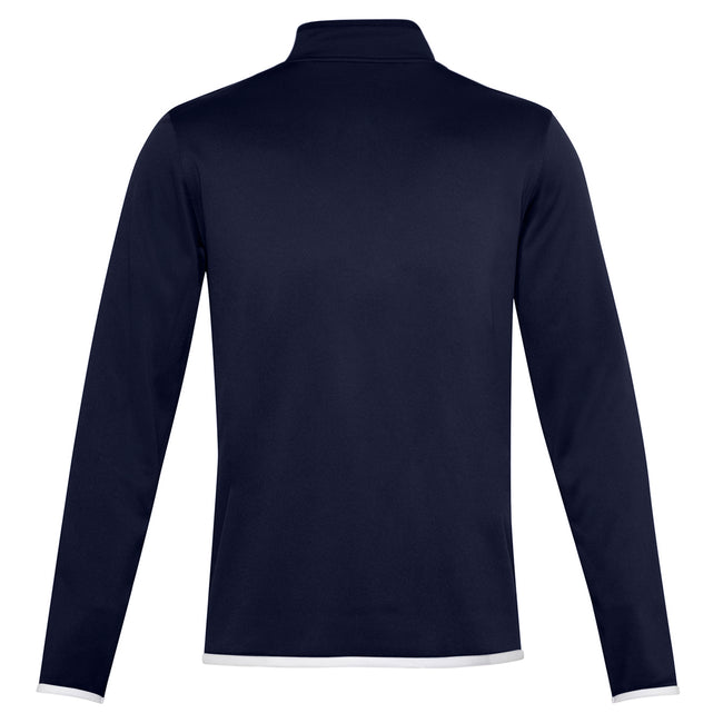 French Navy- Arctic White - Back - AWDis Just Cool Womens-Ladies Half Zip Sweatshirt