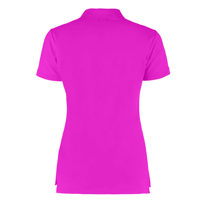 Fuchsia - Back - B&C Womens-Ladies Safran Timeless Polo Shirt