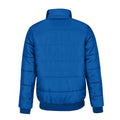 Royal Blue- Neon Orange - Back - B&C Mens Superhood Padded Bomber Jacket