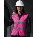 Fluorescent Pink - Back - Result Womens-Ladies Reflective Safety Tabard