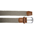 Slate - Back - Asquith & Fox Mens Woven Braid Stretch Belt