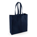 French Navy - Front - Westford Mill Fairtrade Cotton Classic Tote Shopping Bag