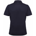 French Navy - Back - Tri Dri Mens Panelled Short Sleeve Polo Shirt