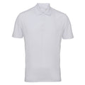 White - Front - Tri Dri Mens Panelled Short Sleeve Polo Shirt