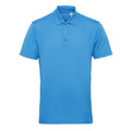 Sapphire - Front - Tri Dri Mens Panelled Short Sleeve Polo Shirt