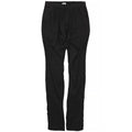 Black - Front - Brave Soul Womens-Ladies Dandy High Waisted Pebble Trousers