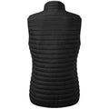 Black - Back - 2786 Womens-Ladies Tribe Fineline Padded Gilet-Bodywarmer