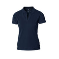 Navy - Front - Nimbus Womens-Ladies Harvard Stretch Deluxe Polo Shirt