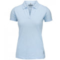 Sky Blue - Front - Nimbus Womens-Ladies Harvard Stretch Deluxe Polo Shirt
