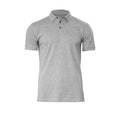 Grey Melange - Front - Nimbus Mens Harvard Stretch Deluxe Polo Shirt