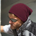 Claret Red - Back - Result Winter Essentials Core Softex Beanie Hat
