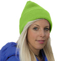 Lime - Back - Result Winter Essentials Core Softex Beanie Hat