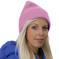 Ribbon Pink - Back - Result Winter Essentials Core Softex Beanie Hat