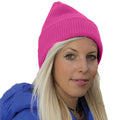 Fuchsia - Back - Result Winter Essentials Core Softex Beanie Hat