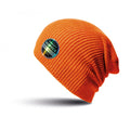 Orange - Back - Result Winter Essentials Core Softex Beanie Hat
