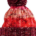 Cherry Sherbet - Back - Beechfield Unisex Adults Corkscrew Knitted Pom Pom Beanie Hat