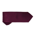 Aubergine - Back - Premier Mens Micro Waffle Formal Work Tie
