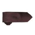 Brown - Back - Premier Mens Micro Waffle Formal Work Tie