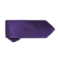 Purple - Back - Premier Mens Micro Waffle Formal Work Tie
