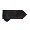 Black- Red - Back - Premier Mens Micro Dot Pattern Formal Work Tie