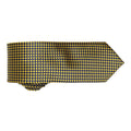 Gold - Back - Premier Mens Puppy Tooth Formal Work Tie