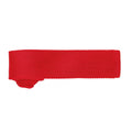 Red - Back - Premier Mens Slim Textured Knit Effect Tie