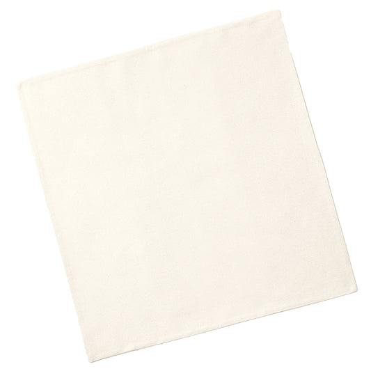 Natural - Front - Westford Mill Fairtrade Cotton Canvas Cushion Cover
