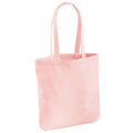 Pastel Pink - Front - Westford Mill EarthAware Organic Cotton Spring Tote Bag