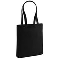 Black - Front - Westford Mill EarthAware Organic Cotton Spring Tote Bag
