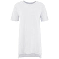 White - Front - Comfy Co Womens-Ladies Oversized Sleepy T Short Sleeve Pyjama T-Shirt