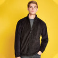 Black - Back - Grizzly® Full Zip Active Fleece Jacket