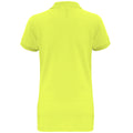 Neon Yellow - Back - Asquith & Fox Womens-Ladies Short Sleeve Performance Blend Polo Shirt